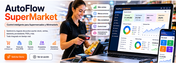 🛒 AutoFlow SuperMarket